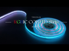 720 RGBIC cob-ledstrip 12V 24V
