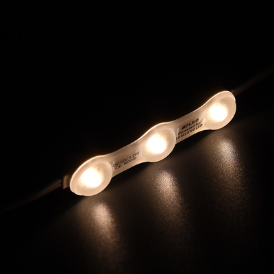 1.2W IP68 DC12V 3 LED-modules met LED SMD2835 160°straal met band achterkant