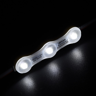 1.2W IP68 DC12V 3 LED-modules met LED SMD2835 160°straal met band achterkant