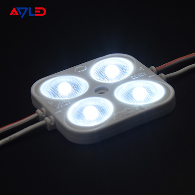 12v 4w led-injectie module voor buitenreclame smd 2835 vierkante 4 led-module van hoge kwaliteit