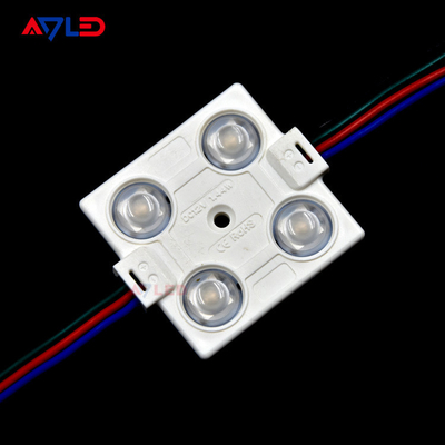 RGB LEIDENE Modulelichten 12V 1.44W 4 SMD 5050 Waterdicht Modulo Modul voor LEIDEN Reclameteken