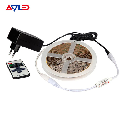 UL Flexible LED Strip Famous Chip 24V Ultra Thin Silicone 10mm PCB board IP20 528 cob led lampen