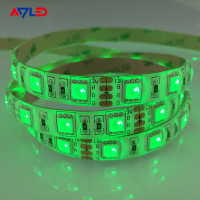 Groene kleur SMD 5050 60LEDs/M LED-strooklichten voor meubels Decoratie Hoog helder Waterdicht