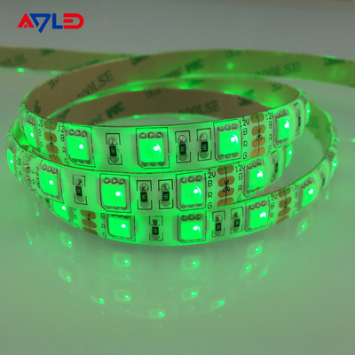 Groene kleur SMD 5050 60LEDs/M LED-strooklichten voor meubels Decoratie Hoog helder Waterdicht