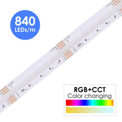 Buitenkant Gekleurde van LEIDENE RGB LEIDENE Strooklichten DC12V 24V Dotless Strook Super Helder