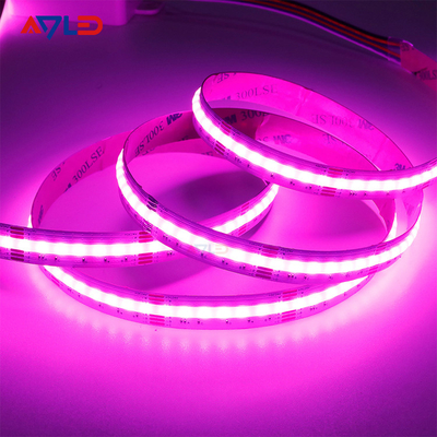 Buitenkant Gekleurde van LEIDENE RGB LEIDENE Strooklichten DC12V 24V Dotless Strook Super Helder