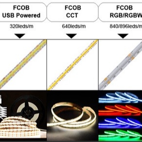 Ultra High Environmental Reliability Design Outdoor RGB lichten 528led/m COB Led Strip Light