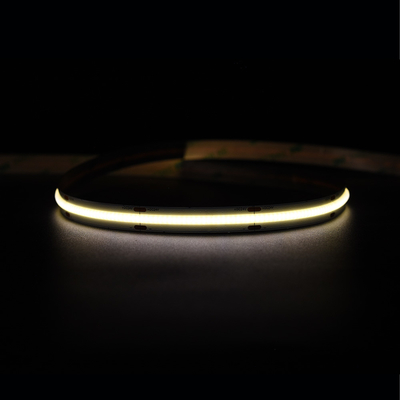 Superhelder 528 LEDs/M COB Led Strip 12V 24V 10MM Vlekloos geel COB/FOB Strip Light