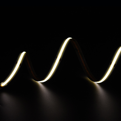 Superhelder 528 LEDs/M COB Led Strip 12V 24V 10MM Vlekloos geel COB/FOB Strip Light