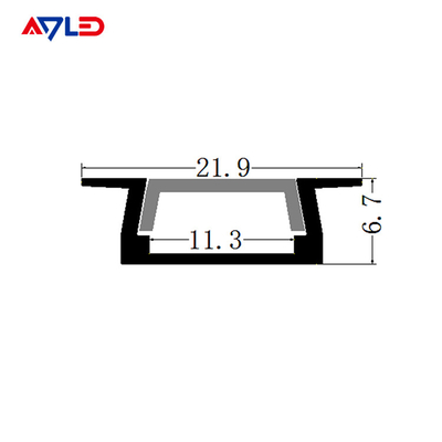 11 mm borad 15,8 * 6,7 mm Led Strip Light Aluminium Profiel Gemakkelijk te installeren Led Aluminium