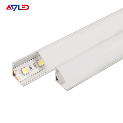 LED-strookprofielkanaal lichtdiffuser hoek extrusie-kanaal LED-aluminiumprofiel voor LED-strook