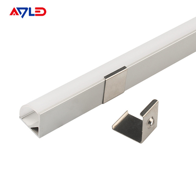 LED-strookprofielkanaal lichtdiffuser hoek extrusie-kanaal LED-aluminiumprofiel voor LED-strook
