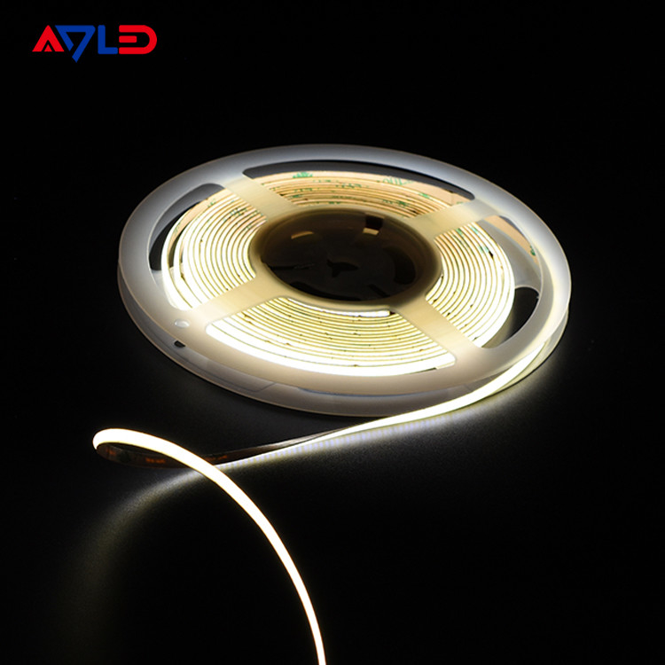 High Density 528LEDs/M Ultra dunne 4,5 mm Flexible COB LED Strip Light ((Chip-On-Board) Licht Voor kasten, plankenverlichting