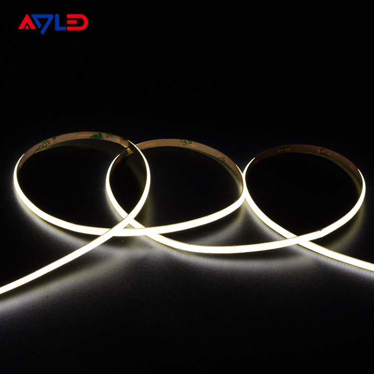 Ultra Slim 5m LED Strip Licht Flexibiliteit 4.5mm Breedte 528led/m COB 4000K Kleurtemperatuur 2700K IP20/IP65 UL-lijst