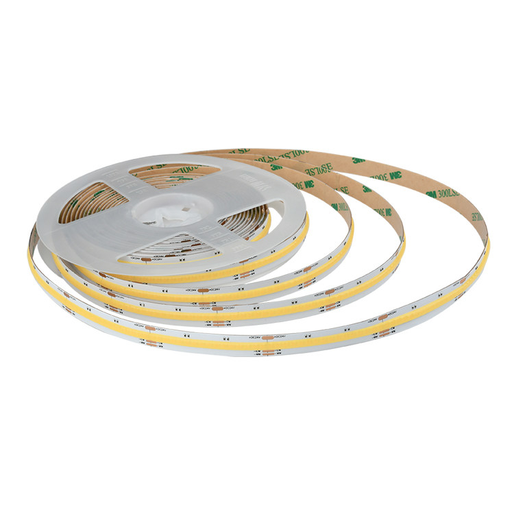 8W/M FCOB CCT 640 LED's Lichtstrook Hoge dichtheid Flexibel FOB COB 10mm PCB-bord met lineair dimbaar