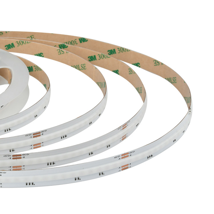 IP65 Waterdicht Smart COB RGB LED Strip Light Adreseerbaar 24V Kleurvloeiend Multicolor Voor TV