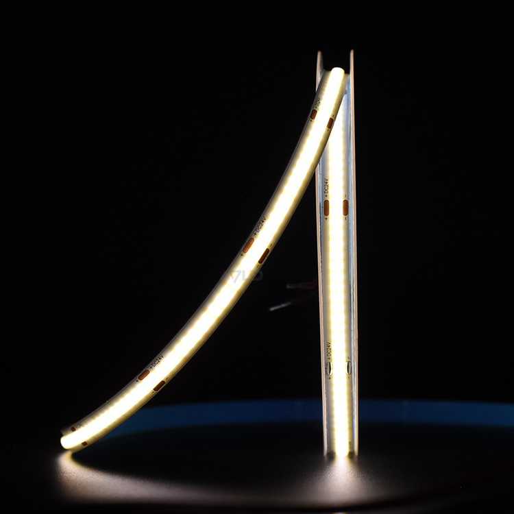 High CRI90 Flex 320leds Reel To Reel COB LED Strip DC24V 21W/M COB Led Lineaire Strip Licht