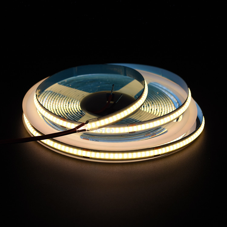 COB Strip Light 320leds Reel-to-Reel DC24V 3000K Kleurtemperatuur IP20 Geklasseerd met UL-lijst Helderheid en vlekkeloosheid