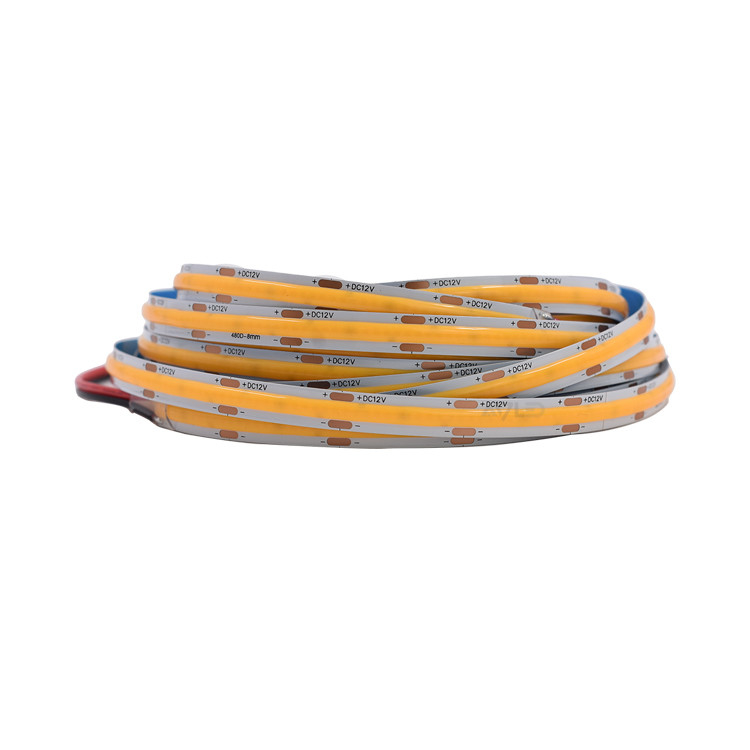 Reel To Reel 10mm PCB Board IP20 Cob Led Lights Dotless COB LED Strip