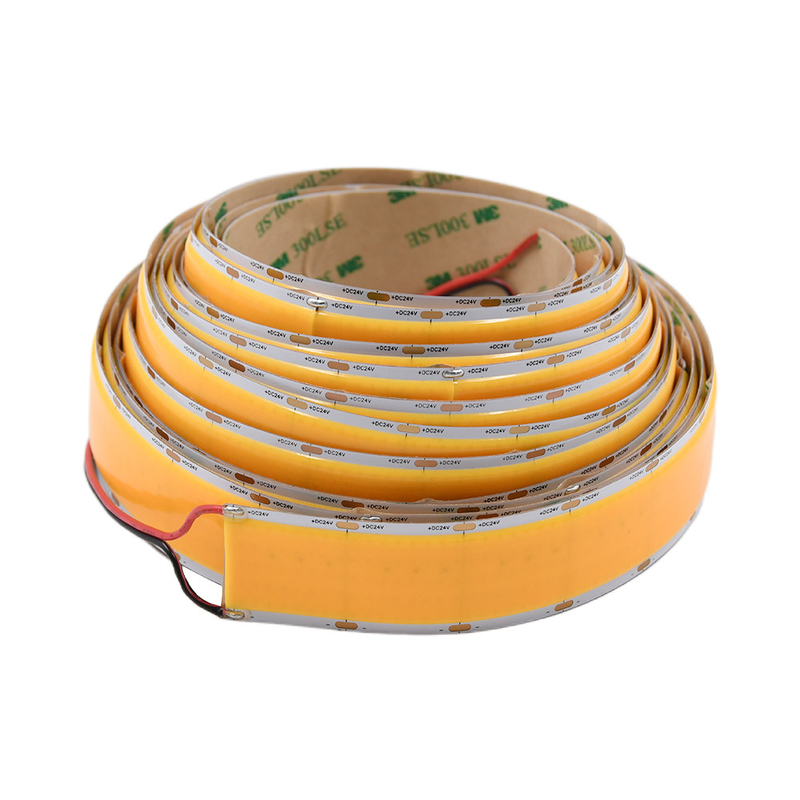 High Density Linear Flexible COB LED Strip CRI 90+ Per Roll 5000mm Breed 6500K Wit Kleur 4600LM/M Warm Verkopen In Europa