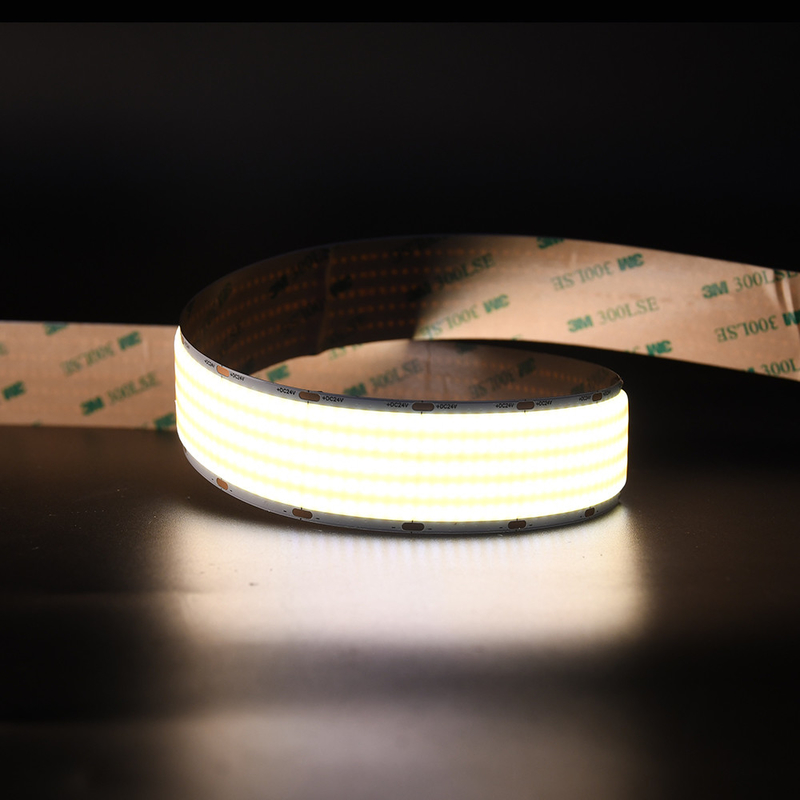 Lineaire Flexible CRI 90 COB LED Strip 5000mm 6500K Witte kleur 4600LM/M op de Europese markt