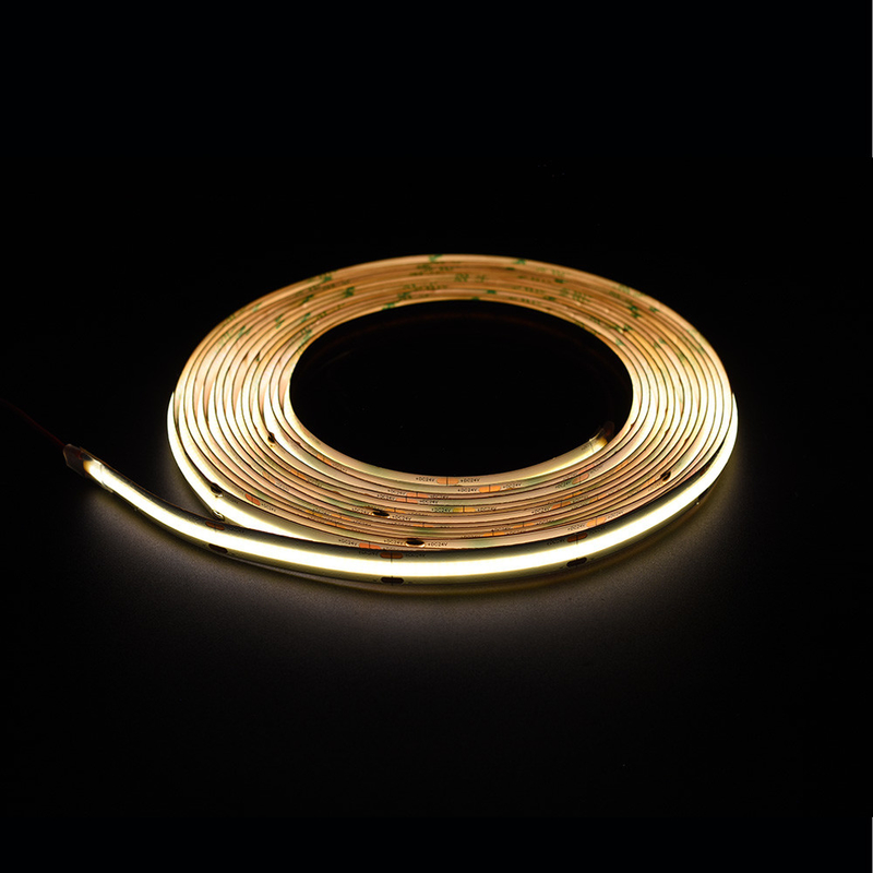 12V of 24V Flexible COB LED Strip met 528 Dichtheid LED's en meerdere kleurtemperatuur opties