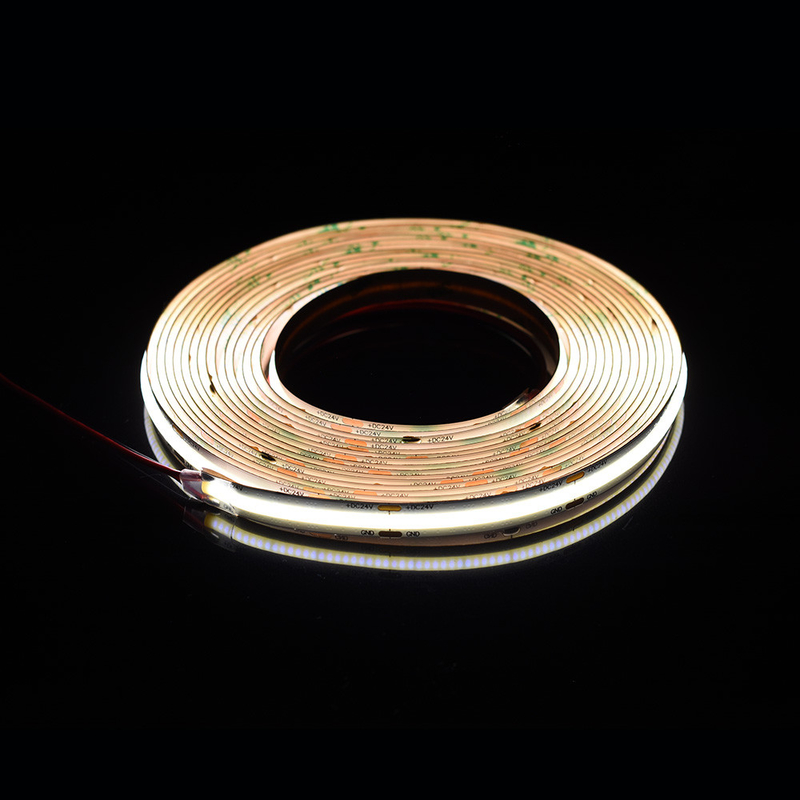 528Leds 12V 24V Cob 10mm Kleur Flexible Led Strip Light Ra90 Lineair licht zonder lichtpunt