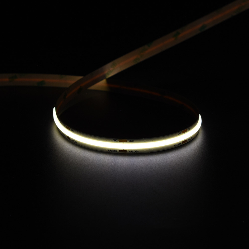 Ra90 led lichtstrook laagspanning 12V 24V 8mm 10m10W LED FCOB LED lichtstrook 1000LM